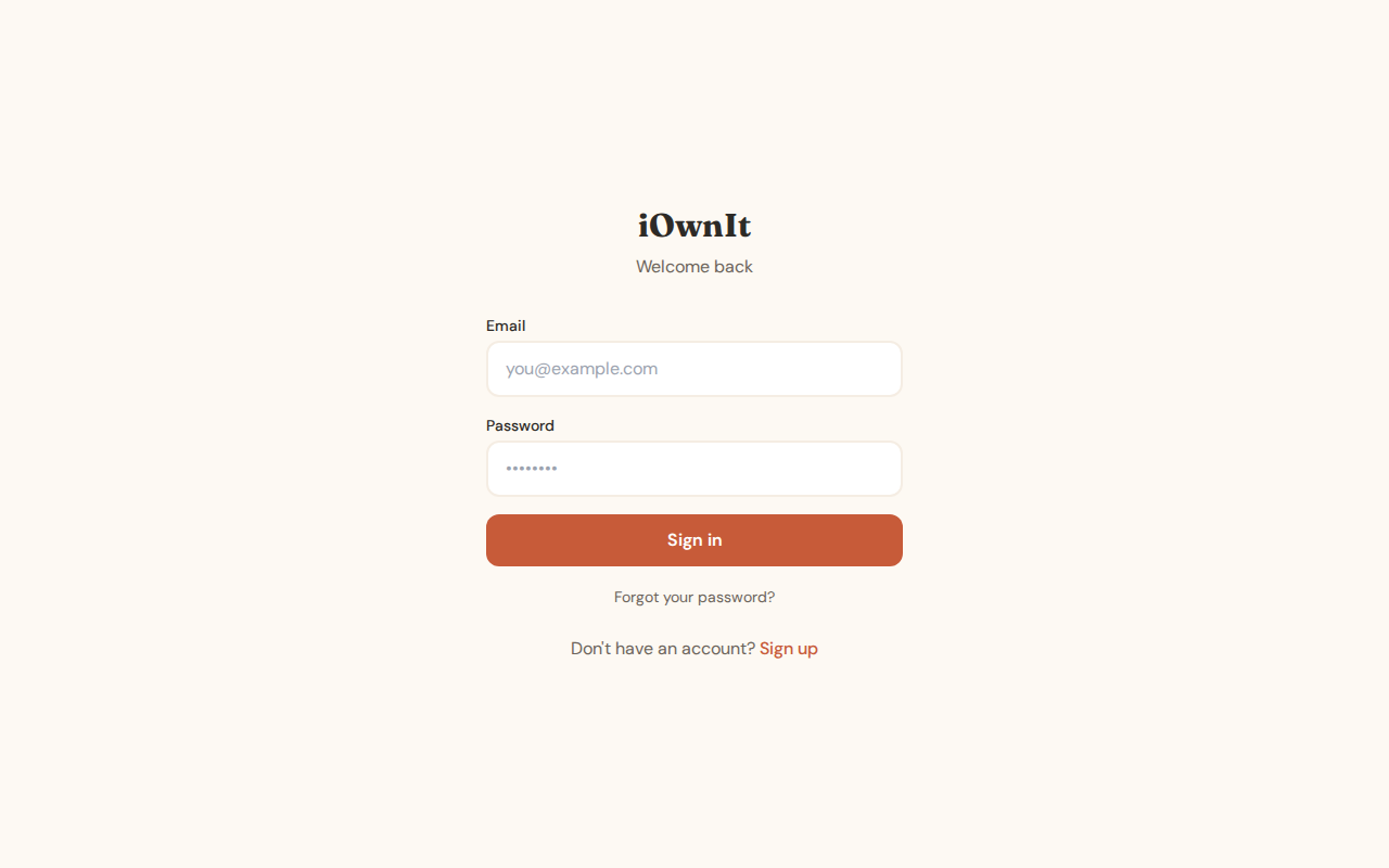 Login Page