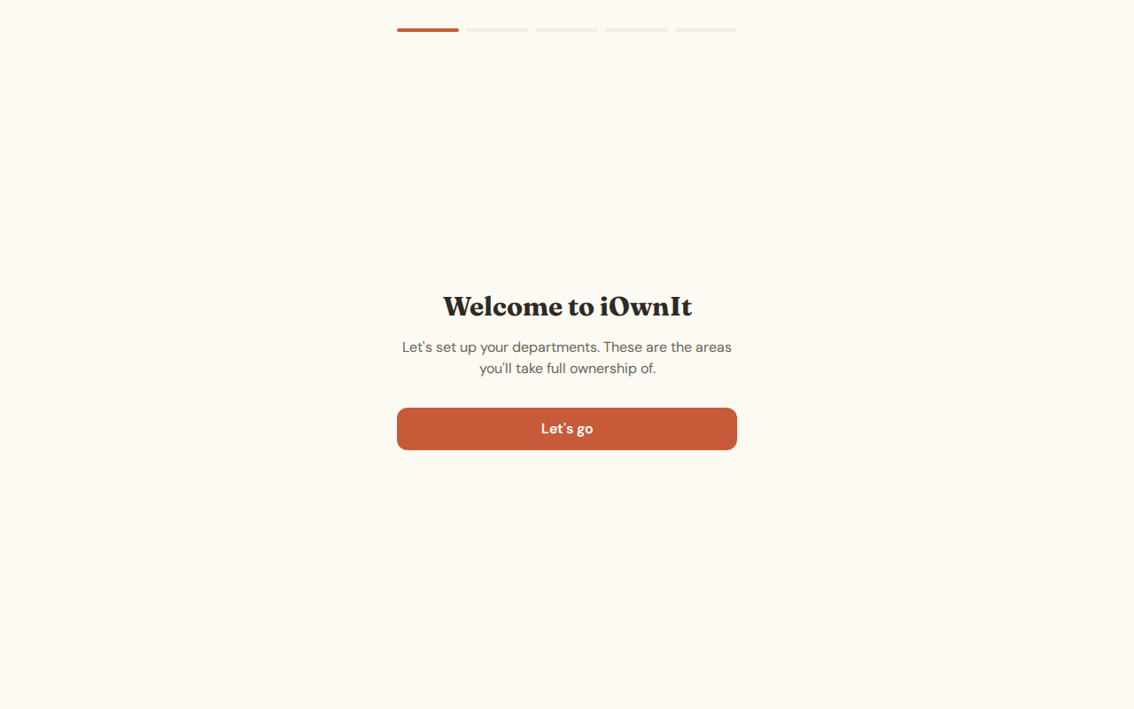 Welcome Screen