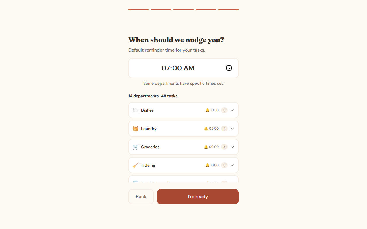 Notification Setup