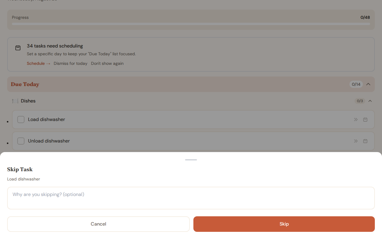Skip Modal